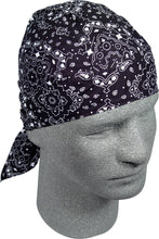 Load image into Gallery viewer, Flydanna Black Paisley