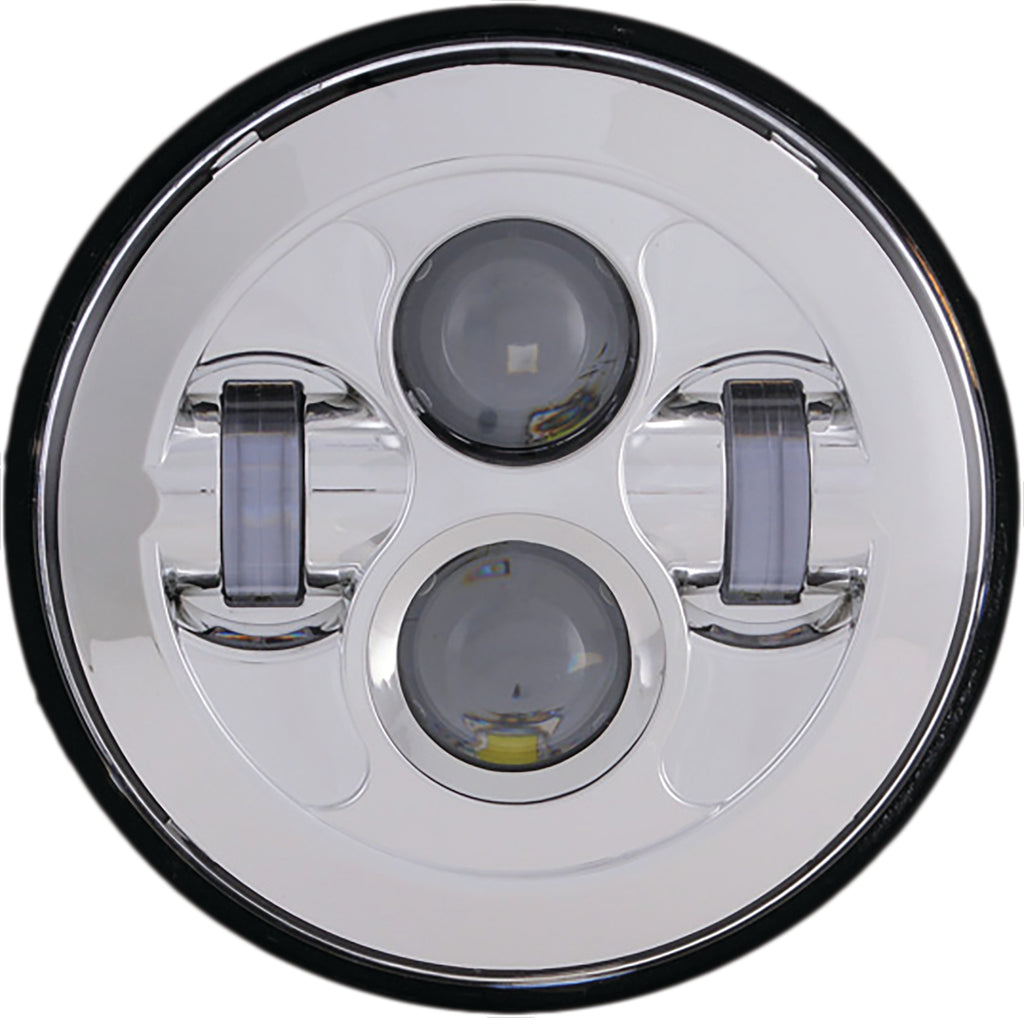 High Definition 7" Led Headlight Chrome