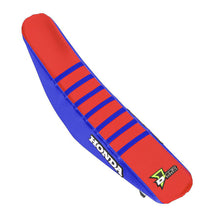 Load image into Gallery viewer, Seat Cover Blue/Red W/Ribs