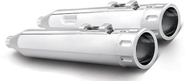 Eagle Slip Ons Chrome W/Chrome Tip `17 Up Flt/H