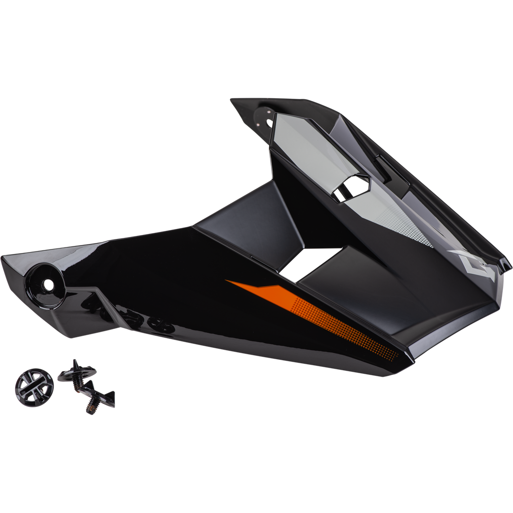 Mx 46 Compound Visor Orange/Black/Grey Md 3x