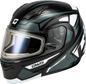 Md 04s Sector Snow Helmet W/ Electric Shield Blk/Silver Md