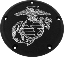 Load image into Gallery viewer, 6   M8 Softail Derby Cover Marine Ega Black