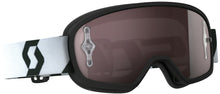 Load image into Gallery viewer, Buzz Pro Goggle Black/White W/Silver Chrome Lens