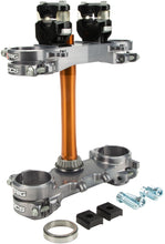 Load image into Gallery viewer, Rocs Tech Clamp Set Grey Suzuki 21.5mm