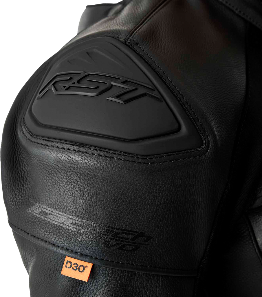 Tractech Evo D3o Jacket Black Leather Xs