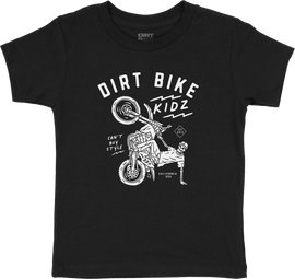 Black 12 O'clock Toddler Tee shirt for 6T from DBK, featuring a comfortable fit and casual style for young children.