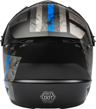 Load image into Gallery viewer, Mx 46 Patriot Off Road Helmet Matte Black/Grey/Blue 2x