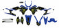 Cmplt Kit Monster Energy Slash White Bg