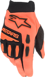 alpine star Full Bore Gloves Orange/Black Lg 482-9765L
