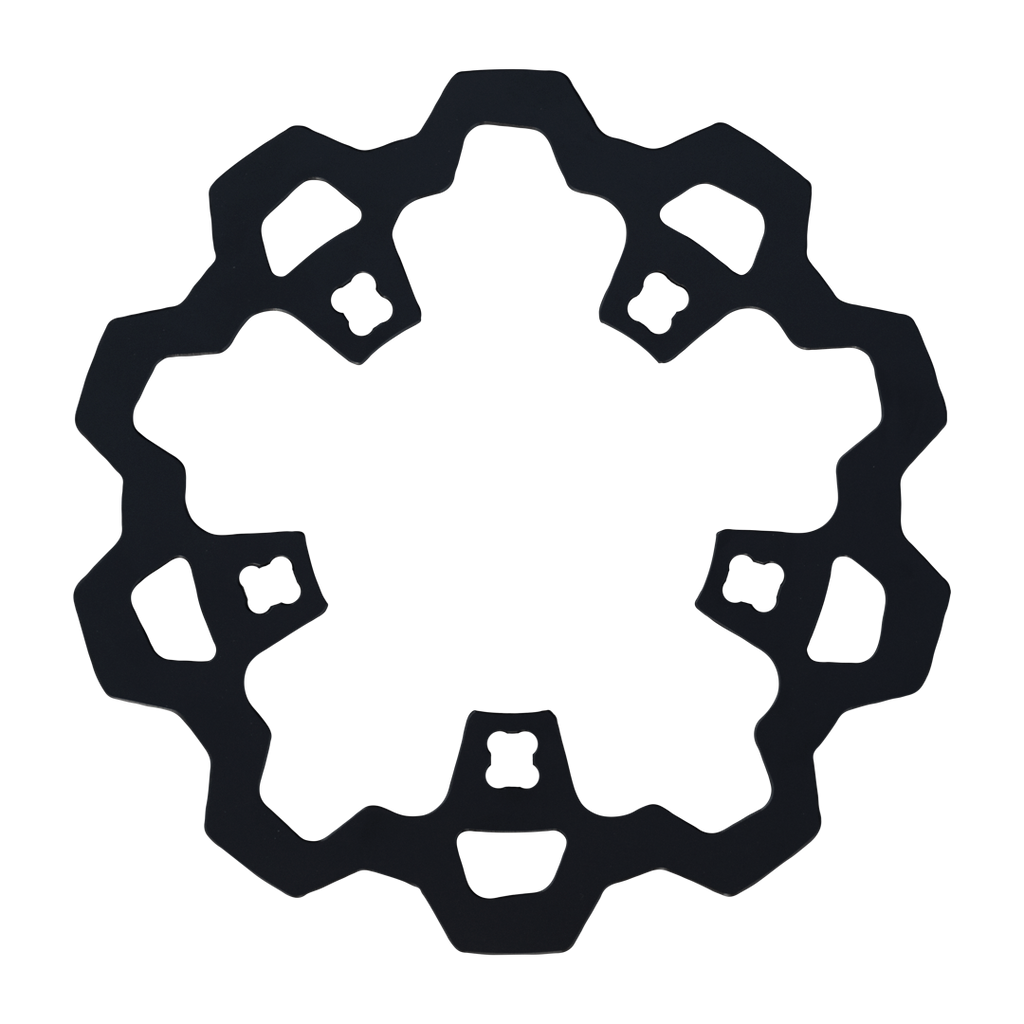 Enforcer 1 Piece Rotor Front Black 11.8