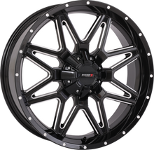 Load image into Gallery viewer, St7 Wheel 20x7 4+3 (+10mm) 4/137 &amp; 4/156 Gloss Blk Milled