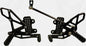 Rear Set Complete Blk Hon