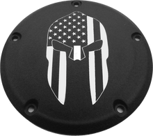 Load image into Gallery viewer, 6   M8 Softail Derby Cover Spartain Black