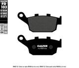 GALFER Brake Pads Semi Metallic Fd103g1054 17-103S