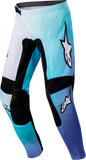 alpine star Stella Fluid Pant White/Turquoise Sz 28 482-243128