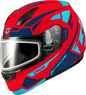 Md 04s Sector Snow Helmet Matte Red/Blue 3x
