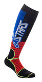 alpine star Mx Pro Socks Burnt Red/Yellow Fluo/Blue Md 482-64106