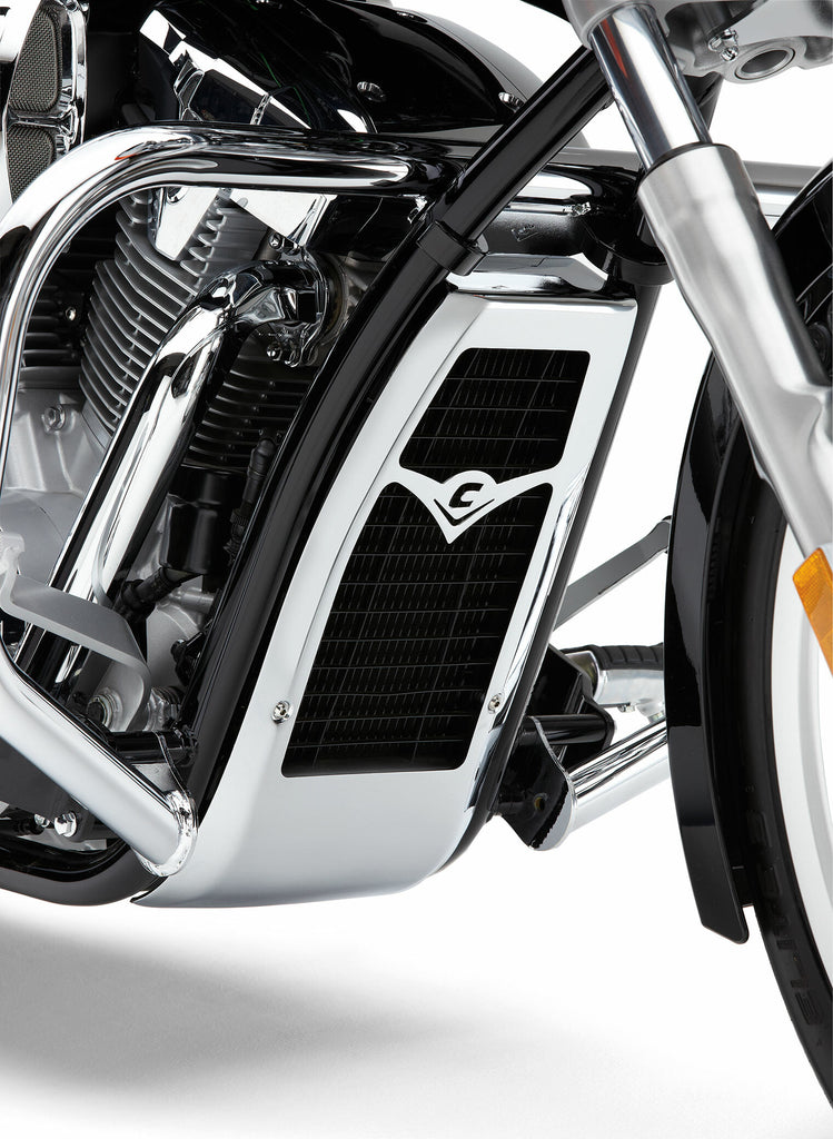 Radiator Cover Chrome Hon Vtr1300 10 17