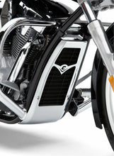 Load image into Gallery viewer, Radiator Cover Chrome Hon Vtr1300 10 17