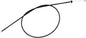 Black Vinyl Throttle Cable