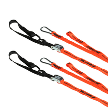 Load image into Gallery viewer, 1.0 Tie Downs Soft Loop &amp; Carabiner Orange