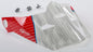 Visor W/Screws Colfax Mx 46y White/Red/Blue Ys Yl
