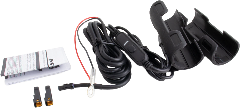 X Claws Heated Grips Clip On Sleeve 12v Black