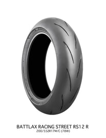 Tire Battlax Rs12 Rear 180/55zr17 73w Radial Tl