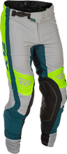 Load image into Gallery viewer, Youth Lite Pants Grey/Lime/Teal Sz 26