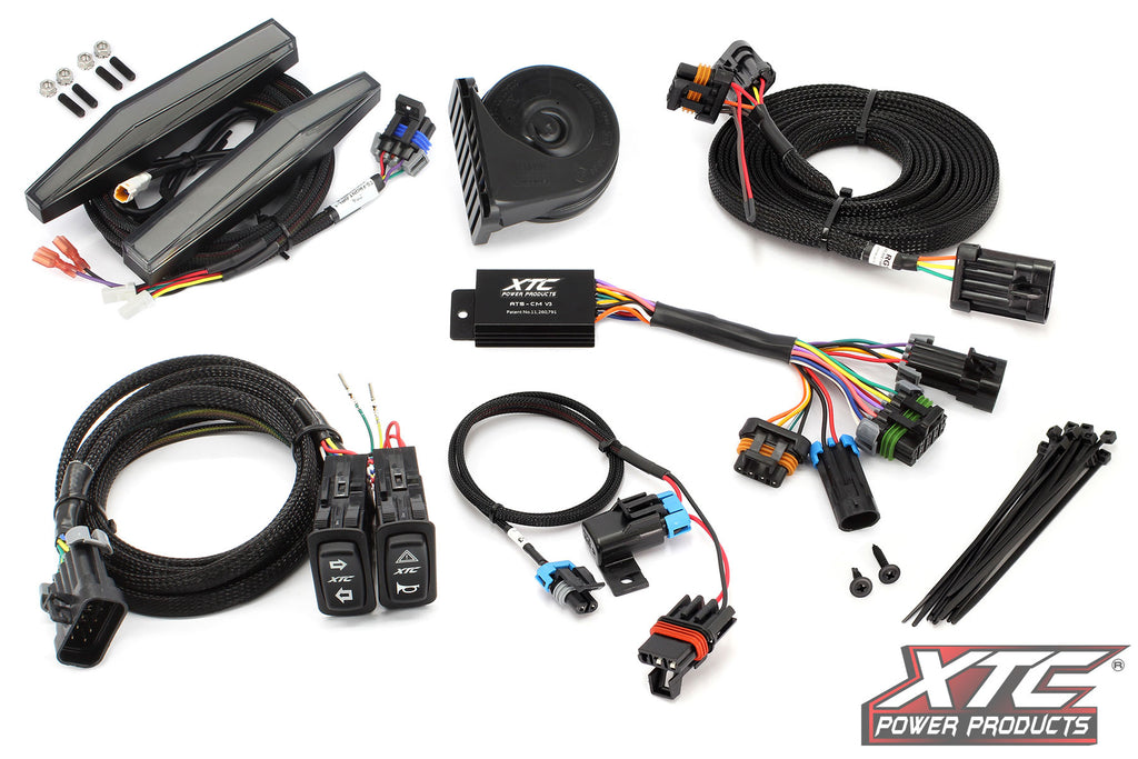 Auto Turn Signal Kit W/ Horn And Front Drl Lights Can