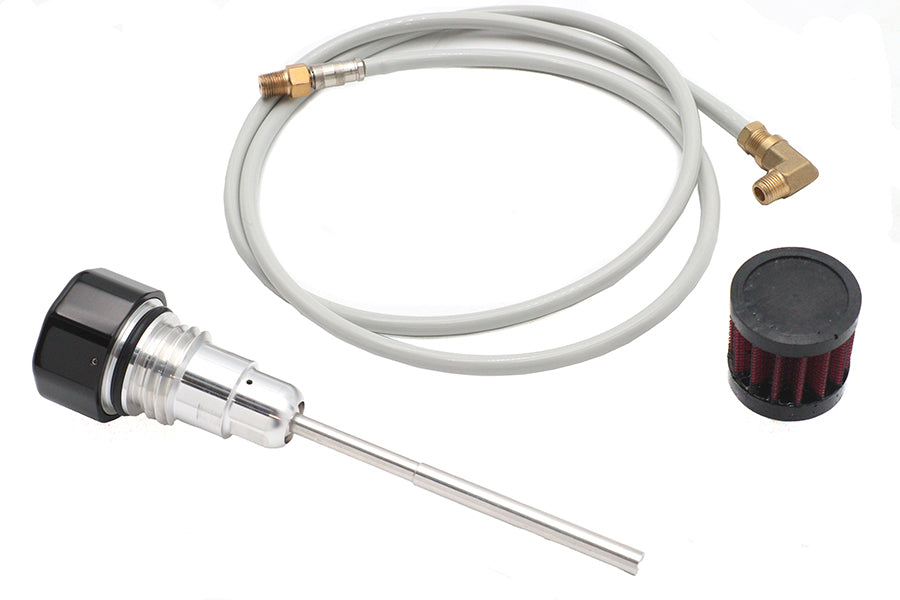 Oil Tank Vented Dipstick Black