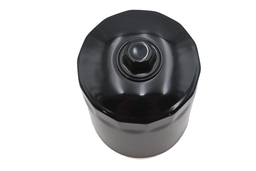 Hex Spin On Oil Filter Black