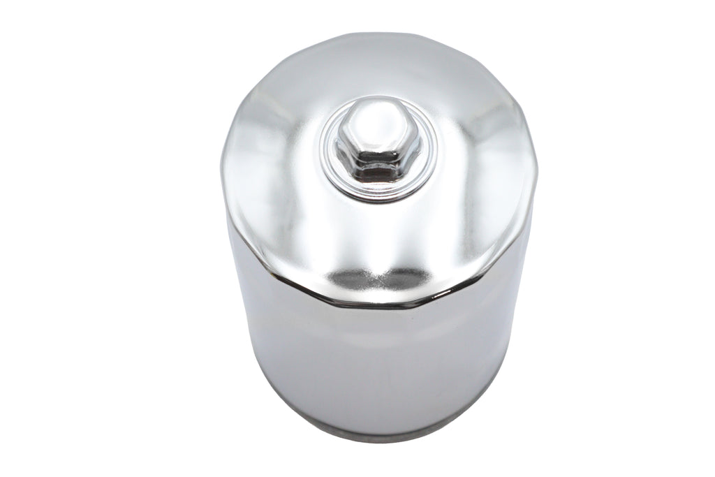 Hex Spin On Oil Filter Chrome