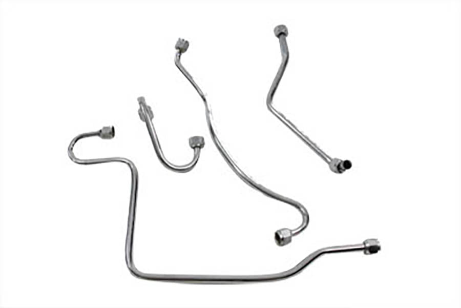 Panhead Oil Line Set Chrome