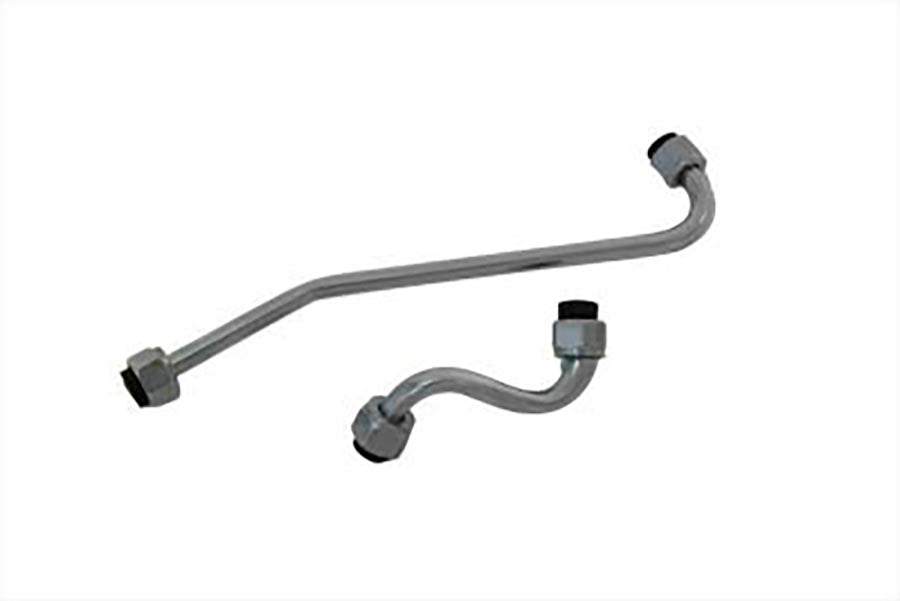 Chrome Oil Filter Line Set