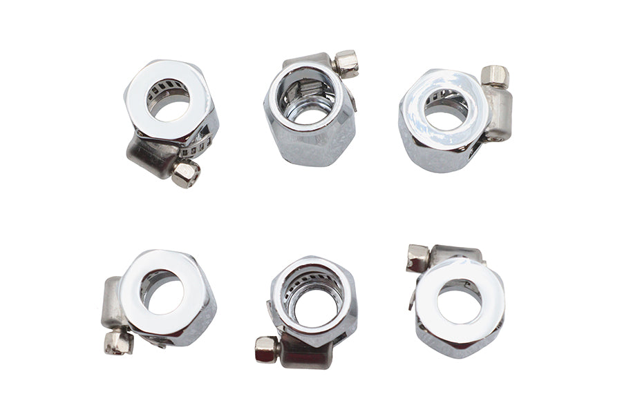 Hex Chrome Econo Seal Hose End