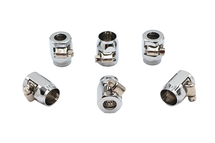Hex Chrome Econo Seal Hose End