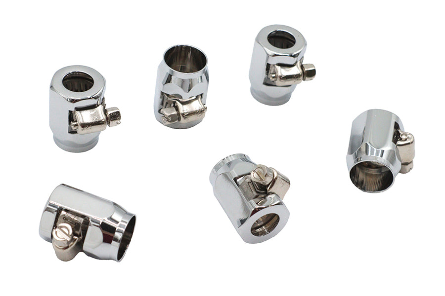 Hex Chrome Econo Seal Hose End