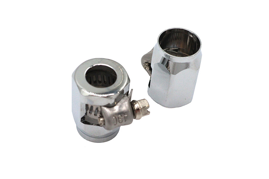 Hex Chrome Econo Seal Hose End