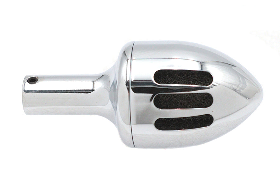 Chrome Billet Single Breather Canister