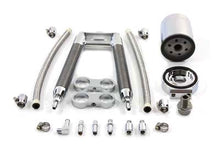 Load image into Gallery viewer, Dual Tube Vertical Style Oil Cooler Kit