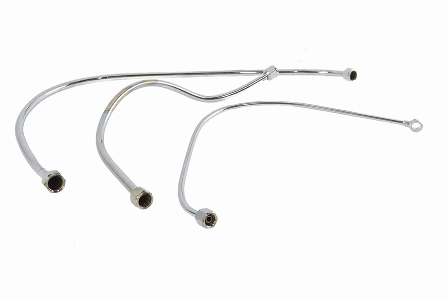 Chrome Oil Line Set