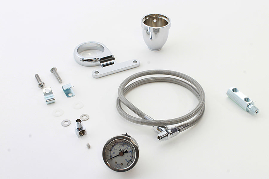 Rocker Box Oil Pressure Gauge Kit