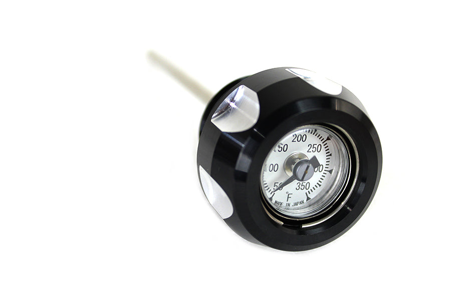 M8 Black and Machined Oil Temperature Dipstick