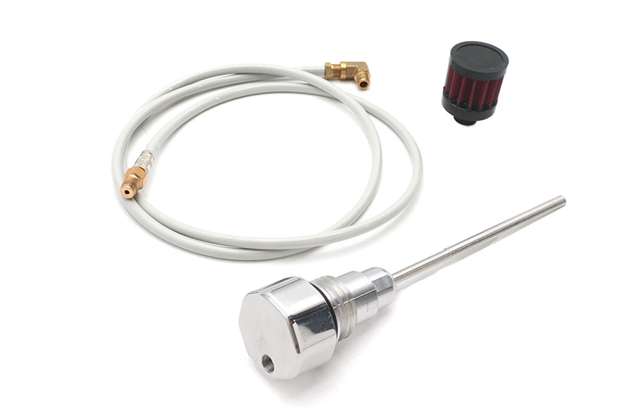 Oil Tank Vented Dipstick Polished