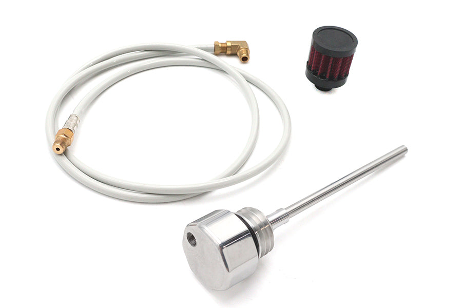 M8 Oil Tank Vented Dipstick Polished