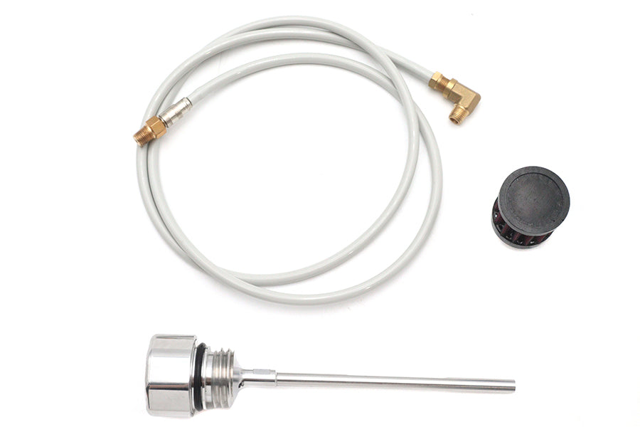 M8 Oil Tank Vented Dipstick Polished
