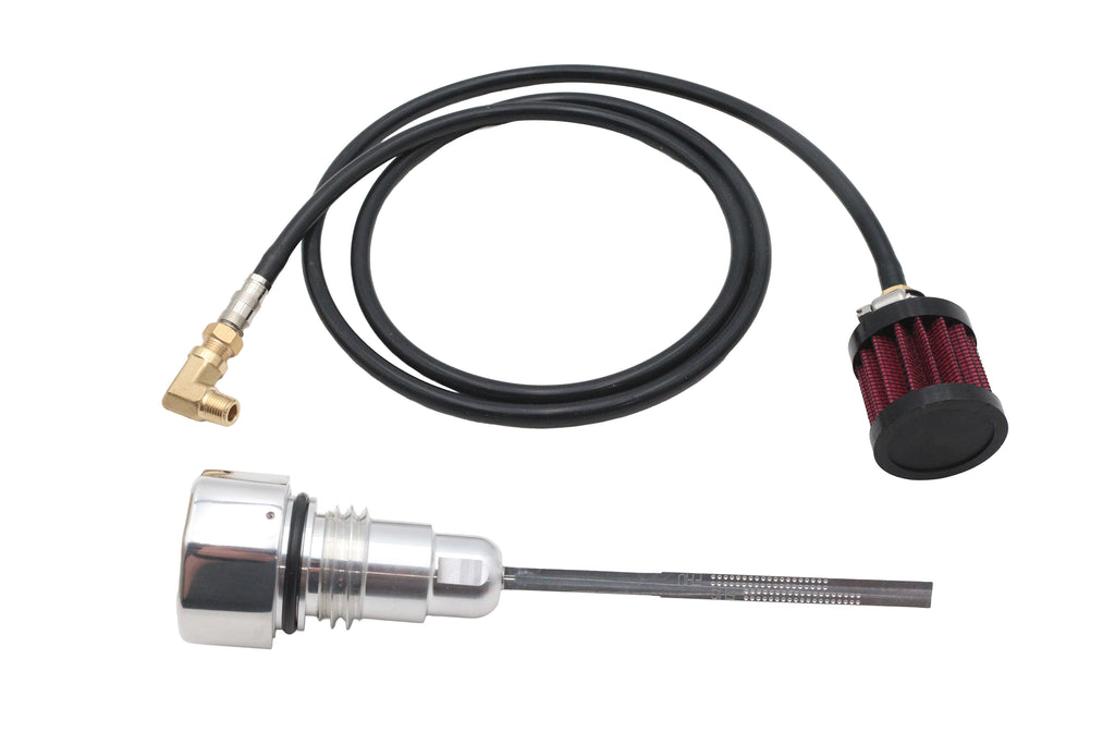 Oil Tank Vented Dipstick Polished