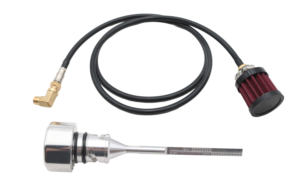 M8 Vented Dipstick Polished